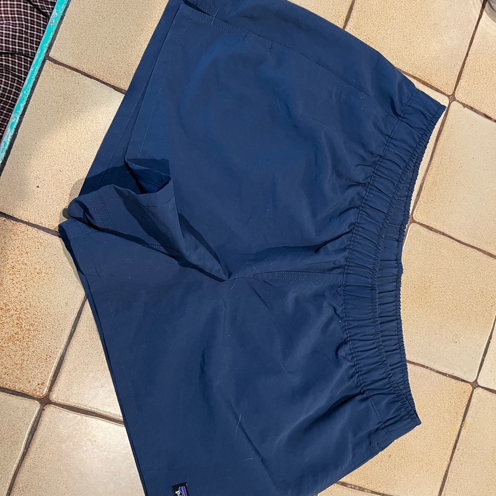 Patagonia Blue Athletic Shorts Lightweight Moisture-Wicking